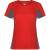 Спортивная футболка «Shanghai» женская красный/графитовый