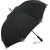 Зонт-трость «Safebrella» с фонариком и светоотражающими элементами черный