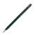 Ручка шариковая SLIM, глянцевый корпус зеленый, серебристый