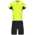 Спортивный костюм «Boca», мужской неоновый желтый/черный