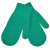 Варежки сенсорные "In touch",  черный, М, акрил 100%.  шеврон зеленый