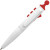 Ручка пластиковая шариковая «Clic Pen» белый/красный