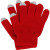 Перчатки для сенсорного экрана «Сет» красный