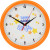 Часы настенные разборные «Idea» оранжевый