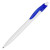 Ручка пластиковая шариковая «Какаду» белый/ярко-синий