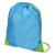 Рюкзак- мешок «Clobber» голубой/зеленое яблоко
