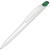 Ручка шариковая пластиковая «Stream» белый/зеленый