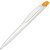Ручка шариковая пластиковая «Stream» белый/охра