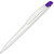 Ручка шариковая пластиковая «Stream» белый/фиолетовый