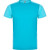 Спортивная футболка «Zolder» детская бирюзовый/бирюзовый меланж