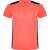 Спортивная футболка «Detroit» мужская неоновый коралловый/черный