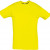 Футболка унисекс Regent 150, белая желтый, лимонный