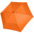 Зонт складной Zero 99, черный оранжевый