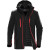 Куртка-трансформер мужская Matrix, черная с красным черный, красный