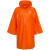 Дождевик-плащ CloudTime, серебристый оранжевый