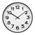 Часы настенные ChronoTop, серебристые черный