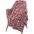 Плед Ornamental, бордовый G-15233.55