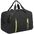 Сумка дорожная Compact Neon, черная с зеленым G-16863.32