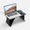 Складной стол для ноутбука с беспроводной зарядкой Kickstand Table, серый G-17486.10