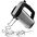 Миксер Mixology, серебристый с черным G-17525.13