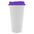 Стакан с крышкой Color Cap White, белый с фиолетовым G-20997.70