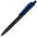 Ручка шариковая Prodir QS01 PRT-T Soft Touch, черная с синим G-7091.34