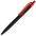 Ручка шариковая Prodir QS01 PRT-T Soft Touch, черная с красным G-7091.35