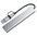 USB-хаб ROOT 8 в 1, серый, алюминий HG-19344/29