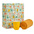 Набор подарочный FESTIVE: плед, кружка, пакет с новогодним принтом желтый HG-20518/03