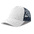 Бейсболка RAPPER COTTON-S, 5 клиньев, пластиковая застёжка белый, темно-синий HG-254179-S.126