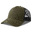Бейсболка RAPPER COTTON-S, 5 клиньев, пластиковая застёжка оливковый, черный HG-254179-S.935