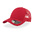 Бейсболка RAPPER COTTON, 5 клиньев, пластиковая застежка красный HG-254179.08