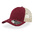 Бейсболка RAPPER COTTON, 5 клиньев, пластиковая застежка бордовый, бежевый HG-254179.128