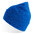 Шапка вязаная PURE с отворотом из пряжи Polylana синий HG-254229.24