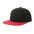Бейсболка SNAP BACK-S, 6 клиньев, пластиковая застежка черный, красный HG-25424-S.358
