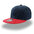 Бейсболка SNAP BACK, 6 клиньев, пластиковая застежка синий, красный HG-25424.258