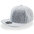 Бейсболка SNAP JERSEY, 6 клиньев, пластиковая застежка серый меланж HG-25427.94