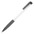 N13, ручка шариковая с грипом, пластик, белый, серый HG-38013/30
