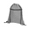 Рюкзак со шнурком Ross из переработанного ПЭТ, heather medium grey серый OA-12051806