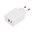 Сетевое зарядное устройство c выходами USB-A и USB-C «Recharger Pro», быстрая зарядка QC/PD, 30 Вт, белый OA-392586
