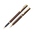 Набор Pierre Cardin PEN&PEN: ручка шариковая + роллер. Цвет - коричневый. Упаковка Е. OA-410866
