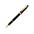 Перьевая ручка Cross Bailey Light Polished Black Resin and Gold Tone, перо F черный/золотистый OA-421353
