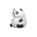 Светильник Rombica LED Panda черный/белый OA-595559