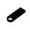 USB 2.0-флешка на 128 Гб с мини чипом и круглым отверстием, черный OA-6589.128.07