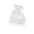 Мешочек подарочный, искусственный лен, средний, белый OA-995010