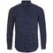 Рубашка мужская Becker Men, темно-синяя с белым, размер 3XL G-016489123XL, G-01648912S