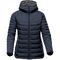 Куртка компактная женская Stavanger темно-синяя с серым, размер XL G-11614.41.XL
