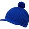 Вязаная шапка с козырьком Peaky, синяя (василек) G-16925.77