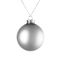 Елочный шар Finery Matt, 8 см, матовый серебристый G-17663.10