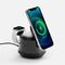 Bluetooth-колонка с подсветкой и беспроводной зарядкой Quantium, черная G-18395.30